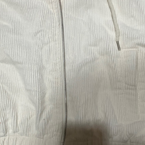 Forever 21 Cream Ribbed Jacket - Picture 3 of 4
